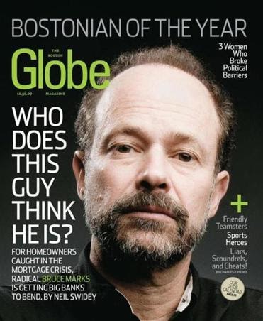 Bruce Marks Bostonian of the Year, Globe Magazine Cover